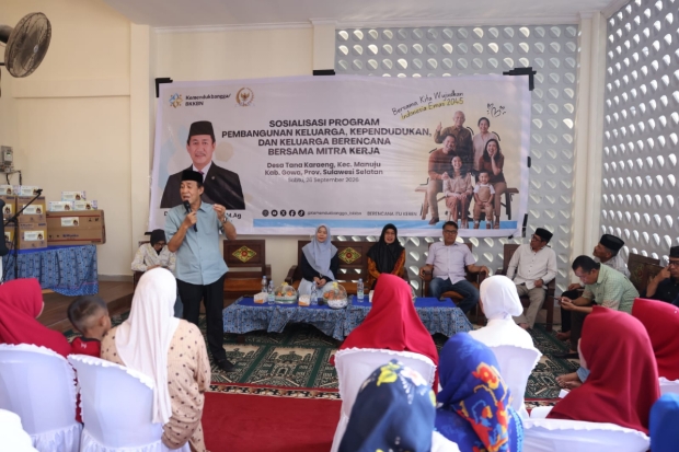 BKKBN dan Komisi IX Ajak Warga Gowa Perkuat Keluarga Cegah Stunting