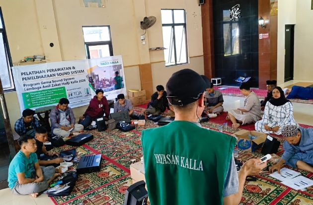 LAZ Hadji Kalla Salurkan Bantuan Sound System untuk 90 Masjid dan 30 Pesantren