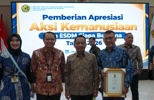 Kontribusi Tangani Gempa NTT, Vale Indonesia Terima Penghargaan Kementerian ESDM