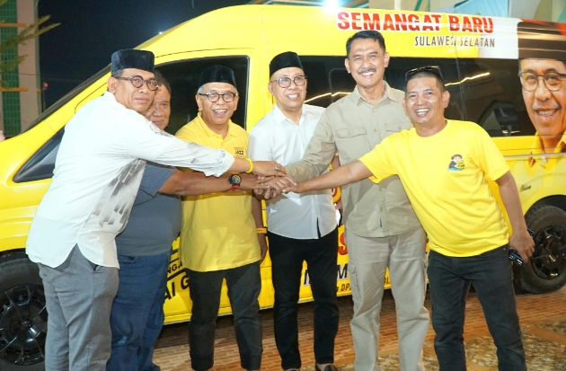 IAS Disambut Empat Calon Ketua Golkar Bulukumba Saat Singgah dari Selayar