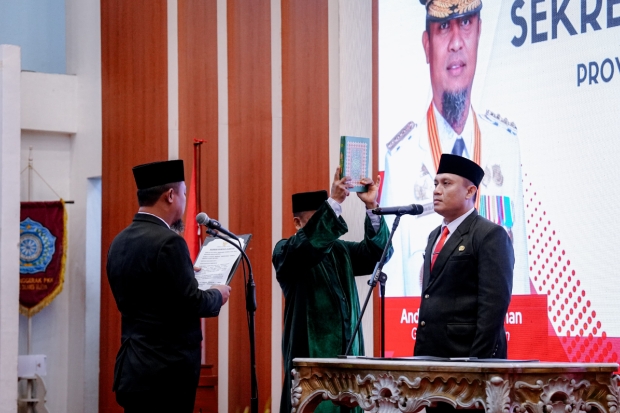 Andi Winarno Eka Putra Dilantik sebagai Pj Sekda Provinsi Sulsel