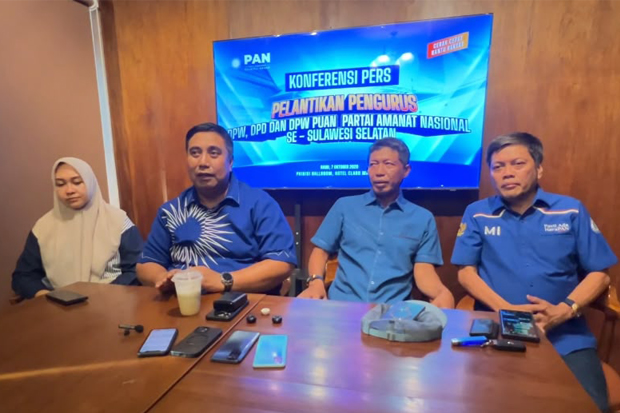 Kahfi Pimpin PAN Sulsel 5 Periode, Usung Spirit Tembus 3 Besar di Pemilu 2029