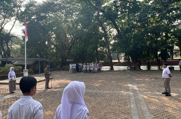 Tanamkan Nilai Demokrasi, SMA Athirah Bukit Baruga Lantik KPO dan Bawaslu