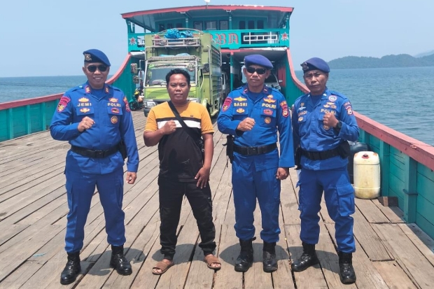 Polairud Luwu Timur Minta Pengguna Transportasi Air Waspada Kabut Asap