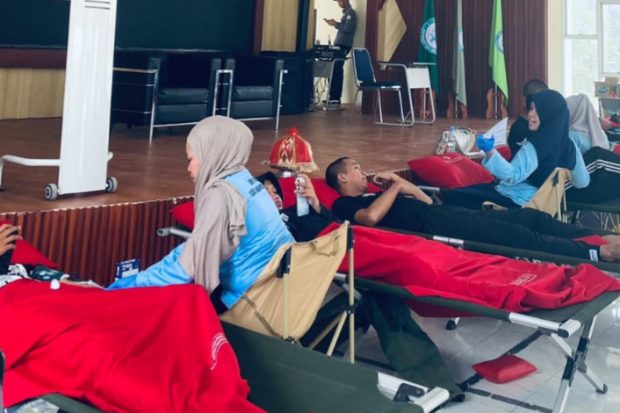 BEM Polbangtan Gowa Kumpulkan 109 Pendonor Darah