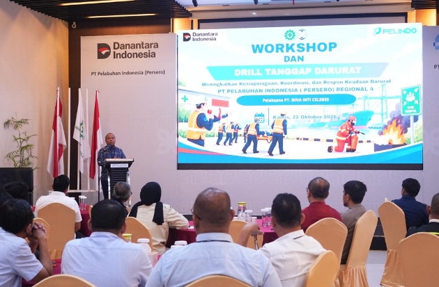 Pelindo Regional 4 Perkuat Budaya HSSE Lewat Pelatihan Tanggap Darurat