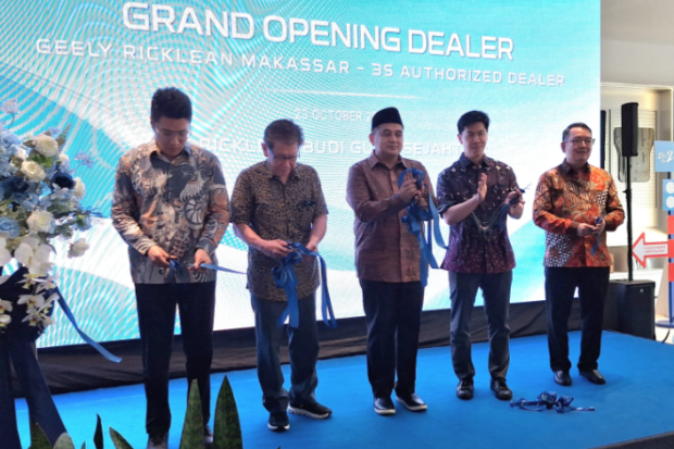 Geely Buka Diler Layanan 3S di Makassar, Bidik Pasar Indonesia Timur
