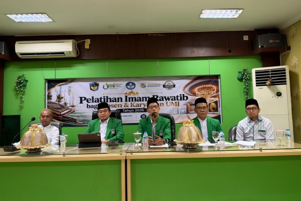 UMI Latih 31 Imam Rawatib, Perkuat Budaya Kampus Islami dan Pendidikan Karakter