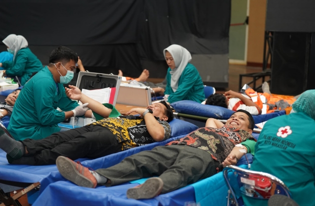 Lampaui Target, Donor Darah HUT ke-58 Semen Tonasa Hasilkan 655 Kantong