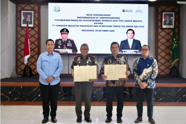 PT KIMA Gandeng Kejati Sulsel Perkuat Kepastian Hukum Investasi