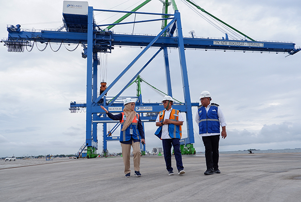 Kepala Staf Kepresidenan RI Tinjau Megaproyek Makassar New Port