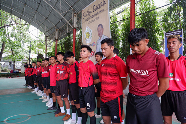 Pengurus Provinsi Persatuan Sepak Takraw Indonesia (PSTI) Sulsel menggelar Seleksi Daerah (Selekda) Atlet di Gedung Mulo Kantor Dinas Pariwisata Pemprov Sulsel, Sabtu (28/1/2023).