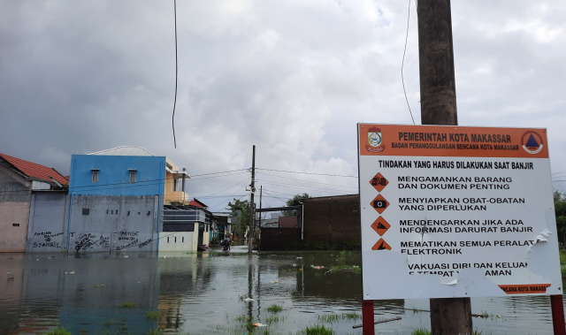 Banjir Kembali Merendam Blok 10 Perumnas Antang