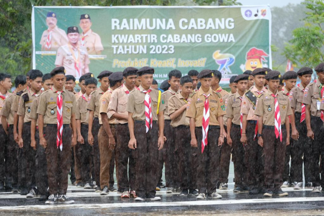 Pembukaan Raimuna Cabang Gowa