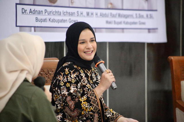 Pada Musrenbang Anak ini Ketua TP PKK Kabupaten Gowa, Priska Paramita Adnan.