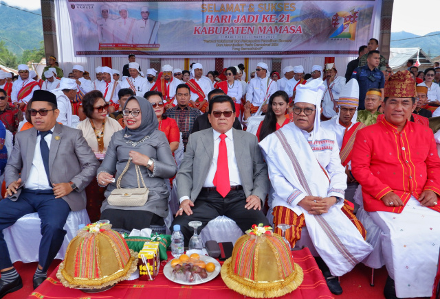 Prof. Husain Syam hadiri hari Ulang Tahun Kabupaten Mamasa ke-21, Sulawesi Barat.