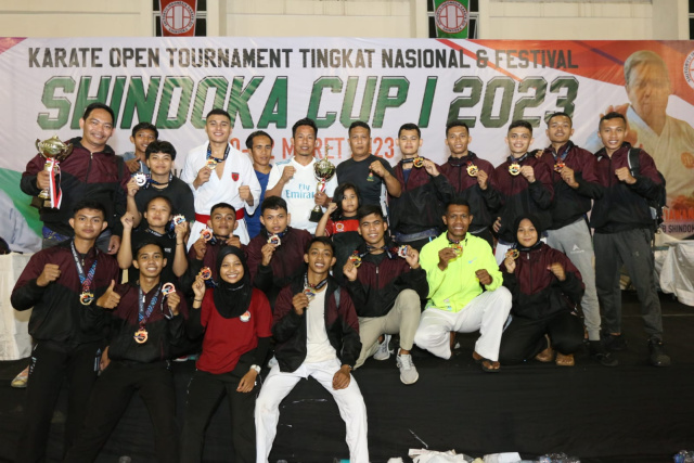 INKAI Sulsel Juara Umum Shindoka Cup I 2023