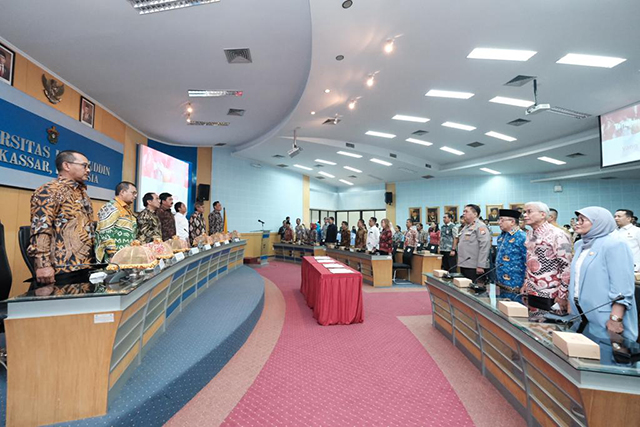 Suasana Penandatanganan Nota Kesepahaman Kementrian ATR/BPN dengan Pemerintah Kabupaten Gowa.
