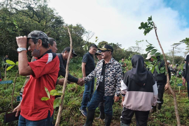 Diharapkan penanaman pohon di lahan kritis ini mampu memperbaiki lingkungan hidup yang ada di Kabupaten Gowa.