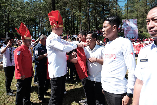 Turut  hadiri Pj Sekretaris Provinsi Sulsel, Andi Darmawan Bintang, Bupati Wajo yang juga Ketua PMI Wajo, Wakil Bupati Bone, dan perwakilan seluruh pengurus PMI kabupaten/kota se-Sulawesi Selatan.