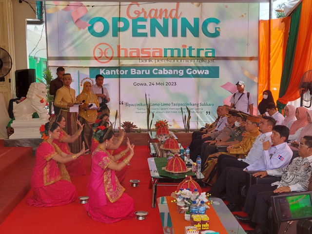 BPR Hasamitra Grand Opening Kantor Baru di Gowa