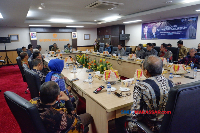 JK bertandang ke UNM dalam rangka “Bincang Entrepreneurship” bersama unsur pimpinan UNM.