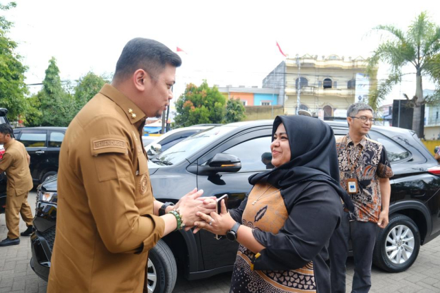 Tim Setmil Presiden RI bersama Badan BKKBN RI melakukan peninjauan lapangan terhadap Program Bangga Kencana dan Penurunan Stunting di Kabupaten Gowa, Selasa (20/6/2023).