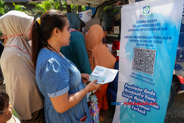 Mobil yang disediakan Kantor BPJS Kesehatan Cabang Makassar ini melayani administrasi Program Jaminan Kesehatan Nasional (JKN). Mobil ini dimanfaatkan warga untuk berbagai macam keperluan administrasi.