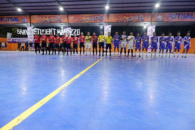 Perebutan tiket grand final berlangsung di Maesa Garkindo Futsal Arena, Makassar, Sabtu (23/9/2023).