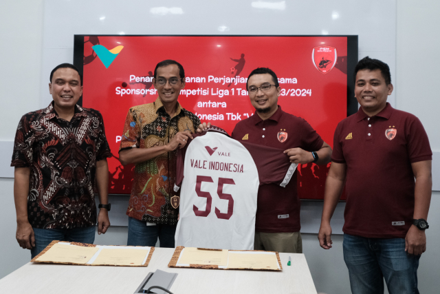 PSM Makassar, mendapat sponsor baru di putaran kedua kompetisi musim  2023/2024. Hal itu setelah manajemen Pasukan Ramang resmi mengikat kerjasama dengan PT Vale Indonesia Tbk atau PT Vale.