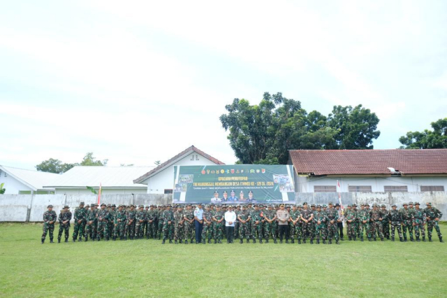 Abdul Rauf mengapresiasi dan menyampaikan terimakasih kepada jajaran TNI khususnya Kodam XIV Hasanuddin dan Kodim 1409 Gowa atas terselenggaranya TMMD di Kabupaten Gowa.