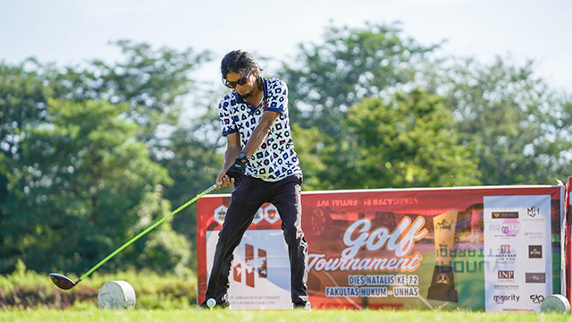 FOTO: Momen Keseruan  Golf Tournament Fakultas Hukum Unhas