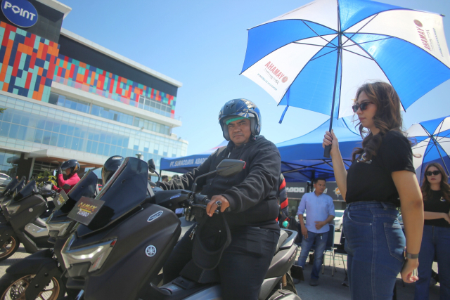 PT Suracojaya Abadimotor (SJAM) selaku diler utama Yamaha area Sulawesi Selatan dan Barat (Sulselbar) launching NMAX Turbo dirangkaikan dengan test drive.