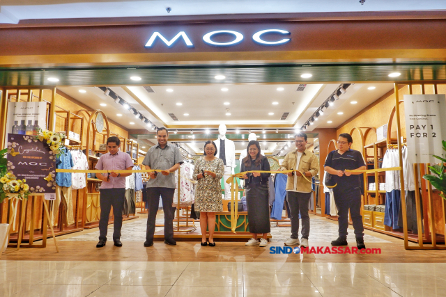 MOC salah satu brand fashion di bawah naungan PT Mega Perintis TBK, kembali membuka toko dengan konsep terbarunya di Mall Panakkukang Makassar yang terletak di Lantai 1.