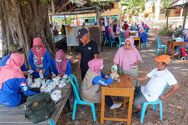 Kehadiran program PSPB ini sangat membantu mereka yang kesulitan menjangkau Puskesmas.