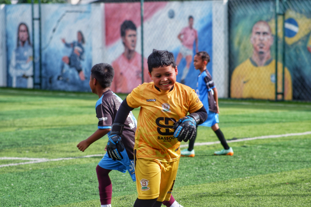 Bassogi Kids Football Tournament resmi bergulir di Bassogi Soccer, Jalan Letjen Hertasning, Makassar.