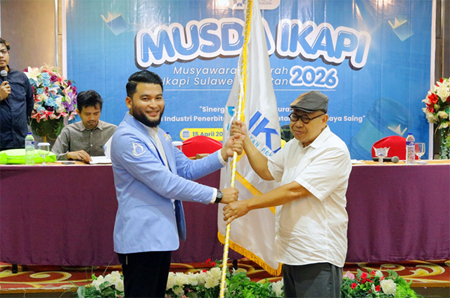 Nur Amin Saleh Nahkodai IKAPI Sulsel, Usung Kolaborasi Hadapi Era Disrupsi