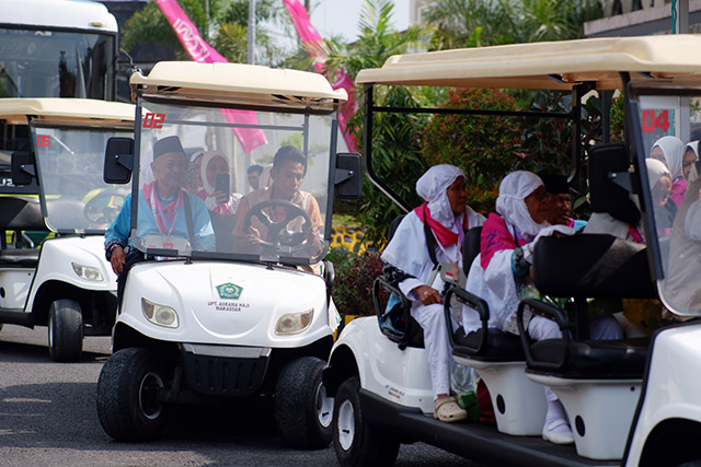Jamaah Haji Mulai Masuki Asrama Haji Makassar Jelang Keberangkatan