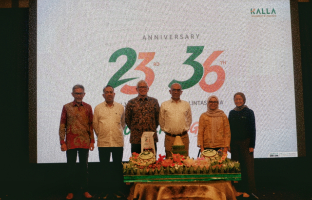 Perayaan yang berlangsung di Wisma Kalla, Makassar, Selasa (28/7/2026), mengusung tema “The Power of One” sebagai simbol semangat persatuan, kolaborasi, dan transformasi dalam menghadapi dinamika industri transportasi dan logistik.