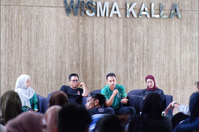 Manajemen KALLA bersama panitia Kalla 10K 2026 menggelar konferensi pers terkait persiapan pelaksanaan Kalla 10K 2026 di Wisma Kalla, Kota Makassar, Rabu (23/9/2026).