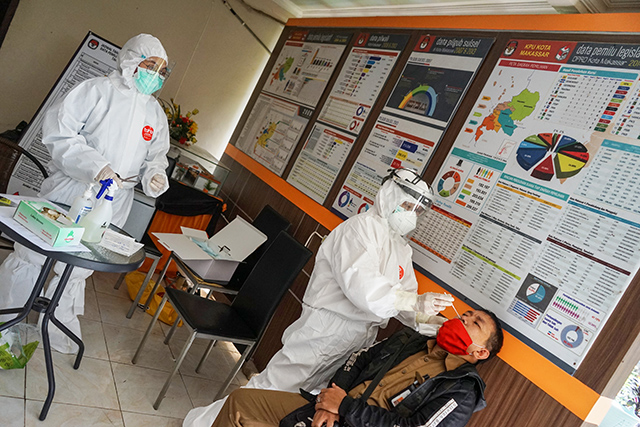 KPU Makassar Perketat Protokol Kesehatan Jelang Pilkada